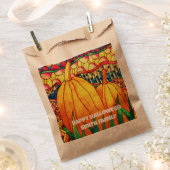 Gelukkige Halloween Pompoen Favor Bag Bedankzakje (Geknipt)