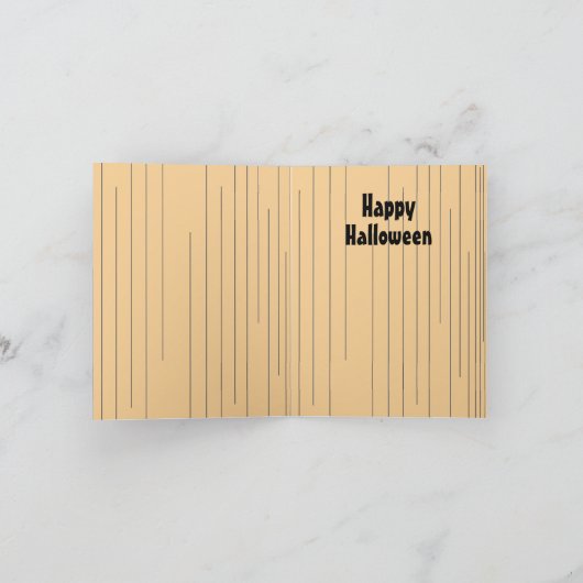 Gelukkige Halloween Pompoen, Gelukkige Jonge Jonge Kaart (Binnen)