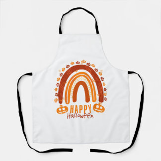 Gelukkige Halloween Pompoen Grappige Halloween Reg Schort