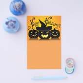Gelukkige Halloween Pompoenen Flyer (Enkel)