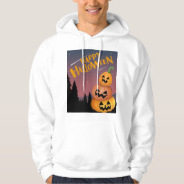Gelukkige Halloween Pumpkin vrienden Hoodie