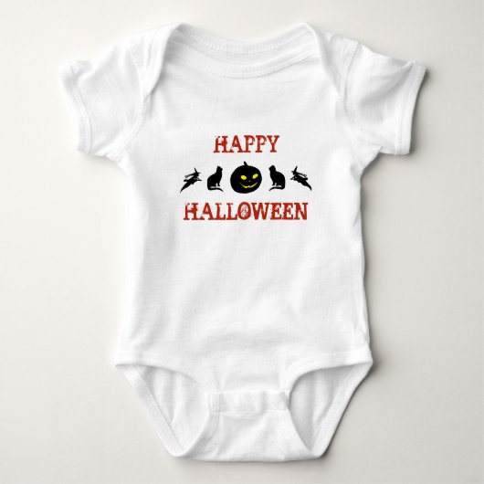 "GELUKKIGE HALLOWEEN" ROMPER (Voorkant)
