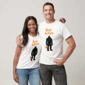 Gelukkige Halloween Sasquatch Trick voor het behan T-shirt (Unisex)