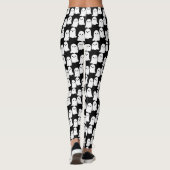 Gelukkige Halloween Schattigee Ghosts Party Leggin Leggings (Achterkant)
