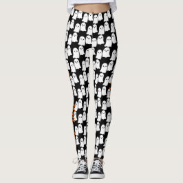 Gelukkige Halloween Schattigee Ghosts Party Leggin Leggings