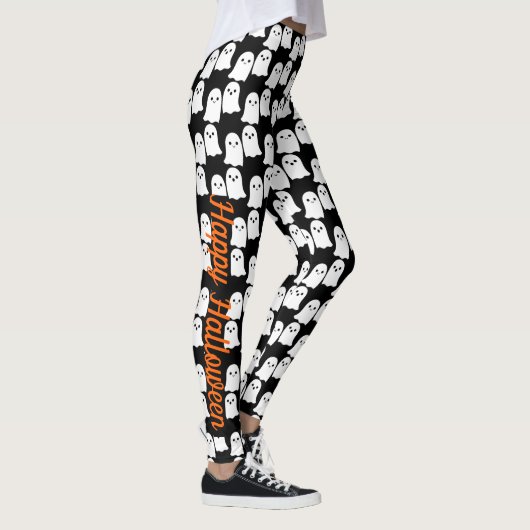 Gelukkige Halloween Schattigee Ghosts Party Leggin Leggings (Rechts)