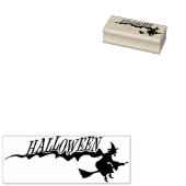 Gelukkige Halloween silhouet art stempel (Gestempeld)