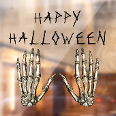 Gelukkige Halloween Skelet Handen Raamsticker (Vel 2)