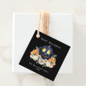 Gelukkige Halloween Spooky Samhain Pompoenen Krist Bedankjes Labels (In situ)