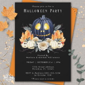 Gelukkige Halloween Spooky Samhain Pompoenen Krist Kaart