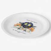 Gelukkige Halloween Spooky Samhain Pompoenen Krist Papieren Bordje (Gekanteld)