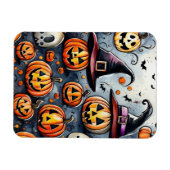 Gelukkige Halloween spooky traktatie of trucs ontw Magneet (Horizontaal)