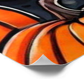 Gelukkige Halloween spooky traktatie of trucs ontw Poster (Hoek)