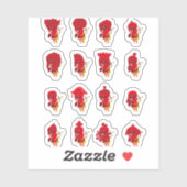 Gelukkige halloween stickers (Vel)