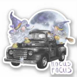Gelukkige Halloween Trending Gnome Hocus Pocus Sticker
