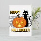 Gelukkige Halloween uitnodigingen (Staand Voorkant)