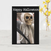 **GELUKKIGE HALLOWEEN** VAN MIJ, KLEINE LIEFJE KAART (Gele Bloem)