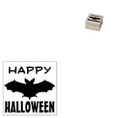 Gelukkige Halloween vleermuis rubber stempel (Gestempeld)