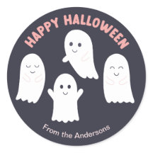 Gelukkige Halloween vriendelijke geesten