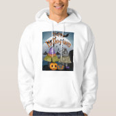 Gelukkige Halloween vrienden Hoodie (Voorkant)