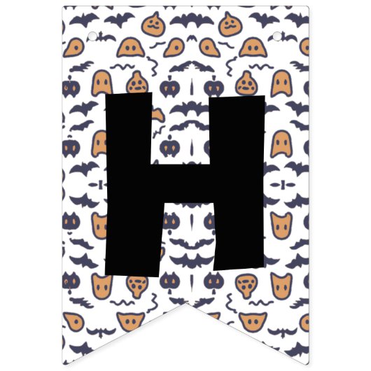 Gelukkige Halloween wensen - Halloween thema Vlaggetjes (Tweede vlag)