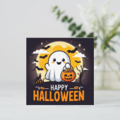 Gelukkige Halloween Wenskaarten Kaart (Staand voorkant)