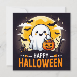 Gelukkige Halloween Wenskaarten Kaart