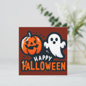 Gelukkige Halloween Wenskaarten Kaart (Staand voorkant)