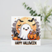 Gelukkige Halloween Wenskaarten Kaart (Staand voorkant)