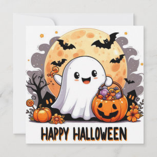 Gelukkige Halloween Wenskaarten Kaart