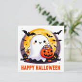 Gelukkige Halloween Wenskaarten Kaart (Staand voorkant)