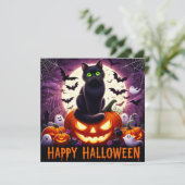 Gelukkige Halloween Wenskaarten Kaart (Staand voorkant)