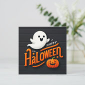 Gelukkige Halloween Wenskaarten Kaart (Staand voorkant)