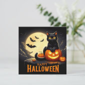 Gelukkige Halloween wenskaarten  Kaart (Staand voorkant)