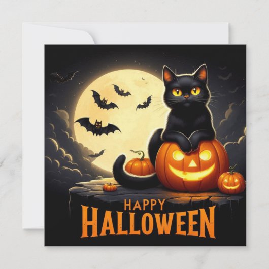 Gelukkige Halloween wenskaarten  Kaart (Voorkant)