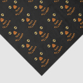 Gelukkige Halloween Witchy Ogen En Pompoen Neus Tissuepapier (Detail)