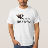 Gelukkige Halloween zwarte kat | Unisex | Trendy T-shirt (Voorkant)