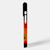 Gelukkige Halloween, Zwarte Kat, Vleermuis en Pomp Case-Mate iPhone Case (Achterkant / Links)