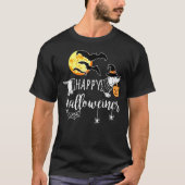 Gelukkige Halloweiner Dachshund Halloween voor Dox T-shirt (Voorkant)
