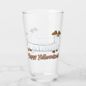 Gelukkige halloweiner glas (Achterkant)