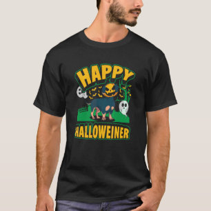 Gelukkige Halloweiner Hond Huisdier Dier Halloween T-shirt