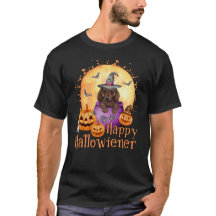 Gelukkige Hallowiener Dachshund Puppy Halloween