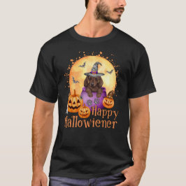 Gelukkige Hallowiener Dachshund Puppy Halloween T-shirt