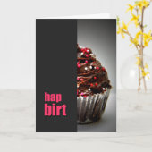 Gelukkige halve verjaardag kaart (Gele Bloem)