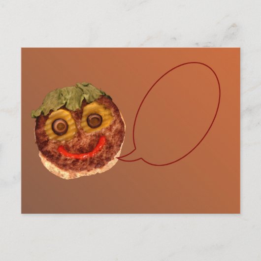 Gelukkige Hamburger Briefkaart (Voorkant)