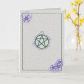 Gelukkige Handfasting Kaart (Gele Bloem)