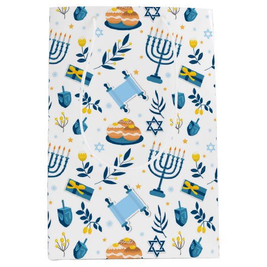 Gelukkige Hanukka Menora cadeautas (Voorkant)