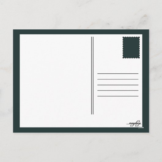 gelukkige hanukkah bokeh lichten feestdagenkaart (Achterkant)