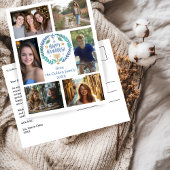 GELUKKIGE HANUKKAH Hand-getrokken Custom 6 FOTO Va Briefkaart