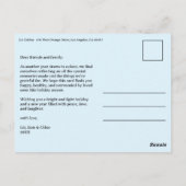 GELUKKIGE HANUKKAH Hand-getrokken Custom 6 FOTO Va Briefkaart (Achterkant)